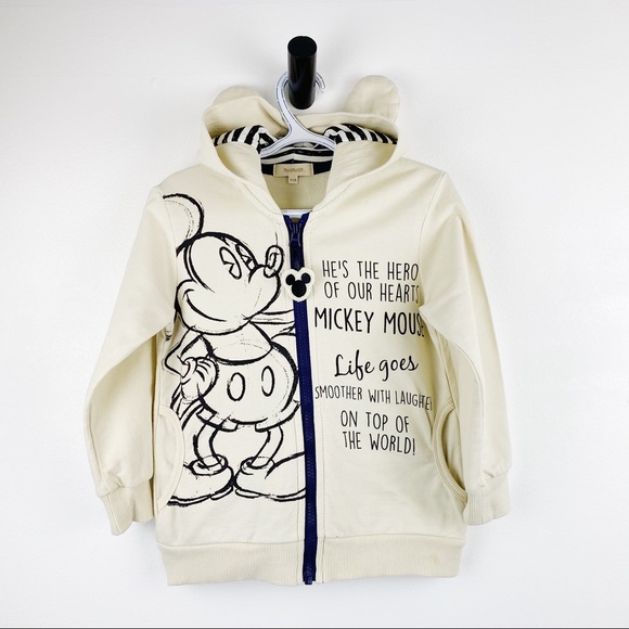 Disney Mickey Mouse Hoodie Zip Sweatshirt